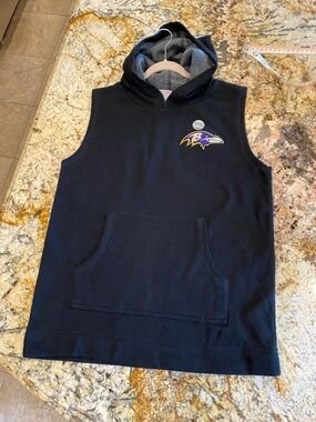 RAVENS Sleeveless Sweatshirt Hoodie